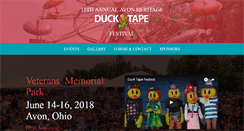 Desktop Screenshot of ducktapefestival.com